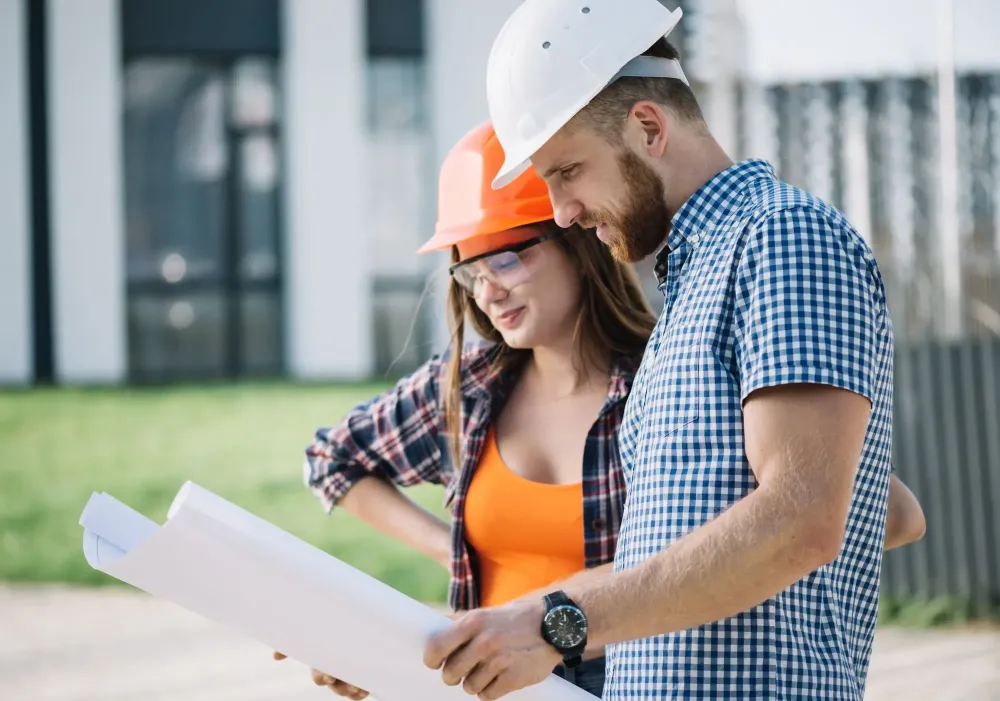 Suivi chantier à Léon